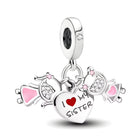 Pandora Fitting I Love My Sister Charm, Sterling Silver Sister Charm For Bracelet, Gifts For Best Sister, Birthday Gifts For Sister